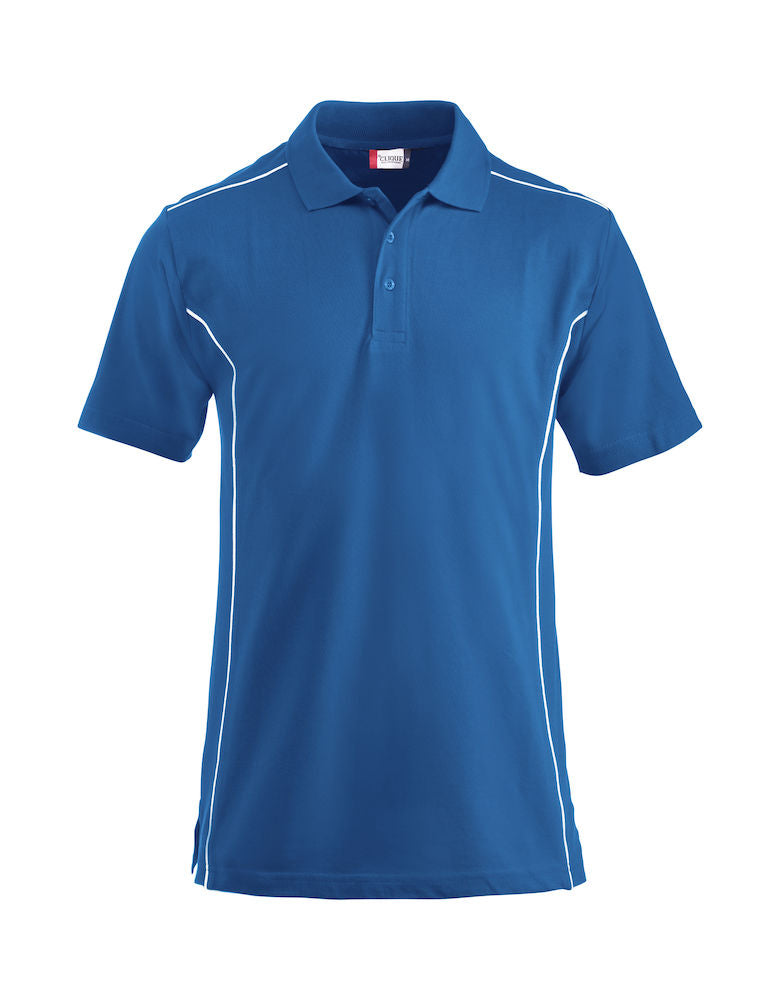 Clique Conway Men's Polo Shirt | Contrast Piping | Pique Cotton Polo Top | 4 Colours | S-2XL