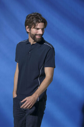 Clique Conway Men's Polo Shirt | Contrast Piping | Pique Cotton Polo Top | 4 Colours | S-2XL