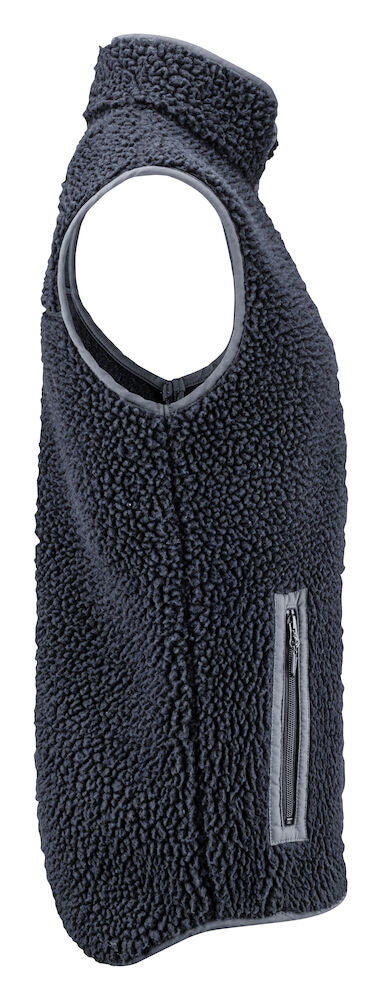 James Harvest Kingsley Men's Sherpa Fleece Gilet | Super Heavyweight Body Warmer | 3 Colours | S-3XL