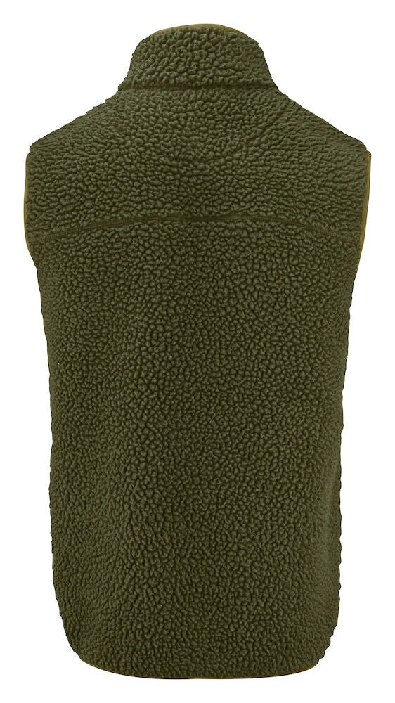 James Harvest Kingsley Men's Sherpa Fleece Gilet | Super Heavyweight Body Warmer | 3 Colours | S-3XL