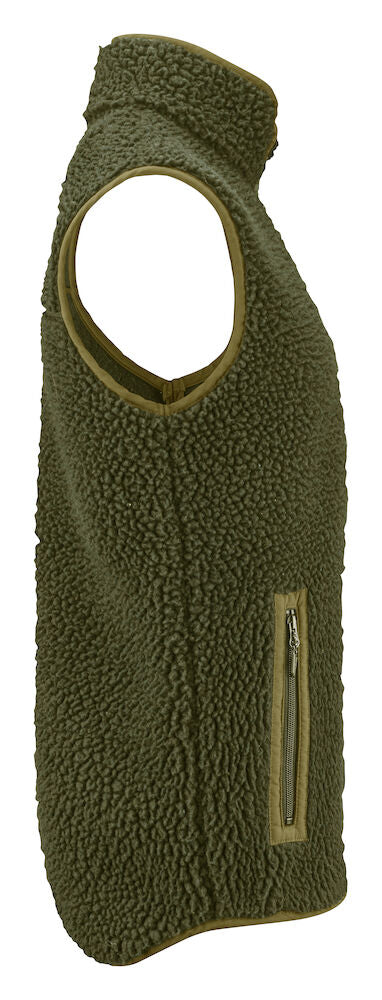 James Harvest Kingsley Men's Sherpa Fleece Gilet | Super Heavyweight Body Warmer | 3 Colours | S-3XL