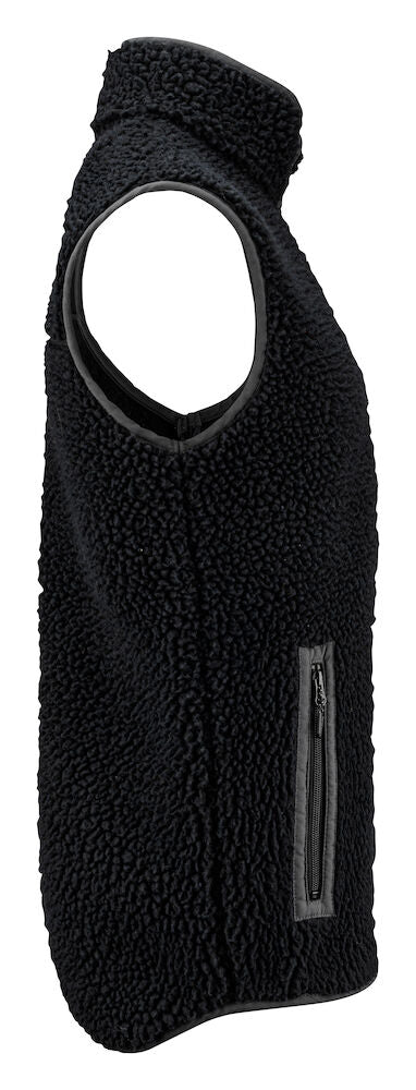 James Harvest Kingsley Men's Sherpa Fleece Gilet | Super Heavyweight Body Warmer | 3 Colours | S-3XL