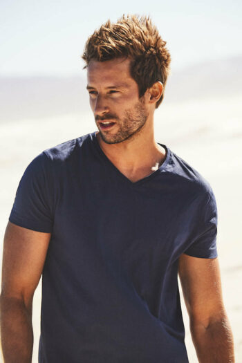 James Harvest V-Neck Men's T-Shirt | Reinforced Seams | Cotton Tee | 8 Colours | S-5XL