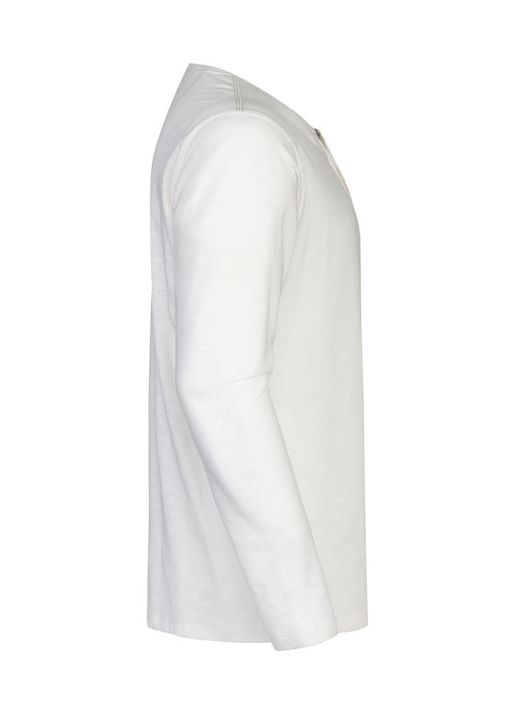 James Harvest Stoneton Men's Henley Shirt | Cotton Long Sleeve Top | 2 Colours | S-3XL