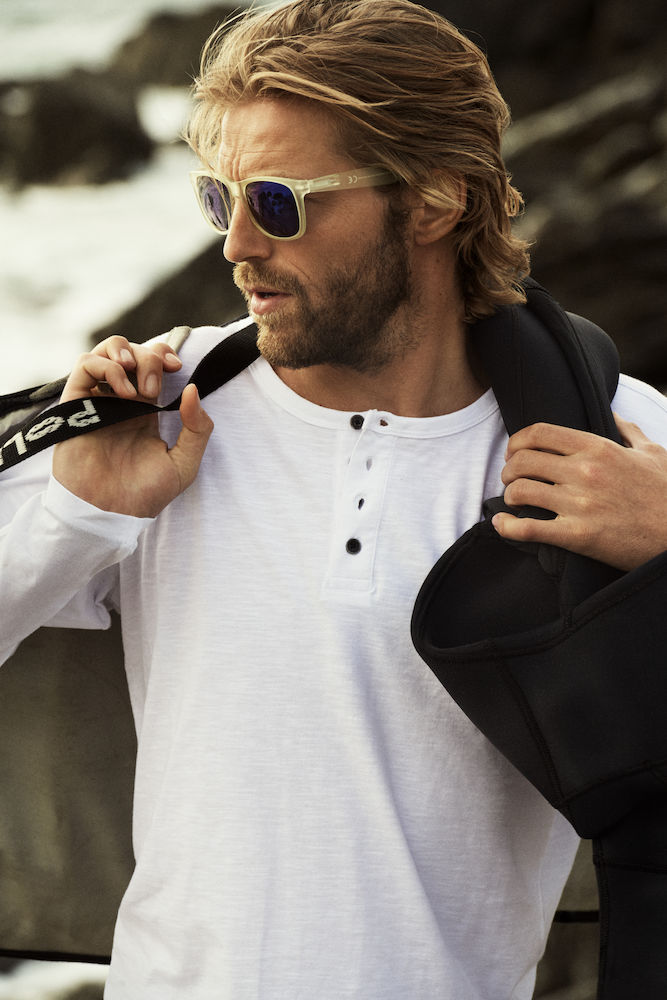 James Harvest Stoneton Men's Henley Shirt | Cotton Long Sleeve Top | 2 Colours | S-3XL
