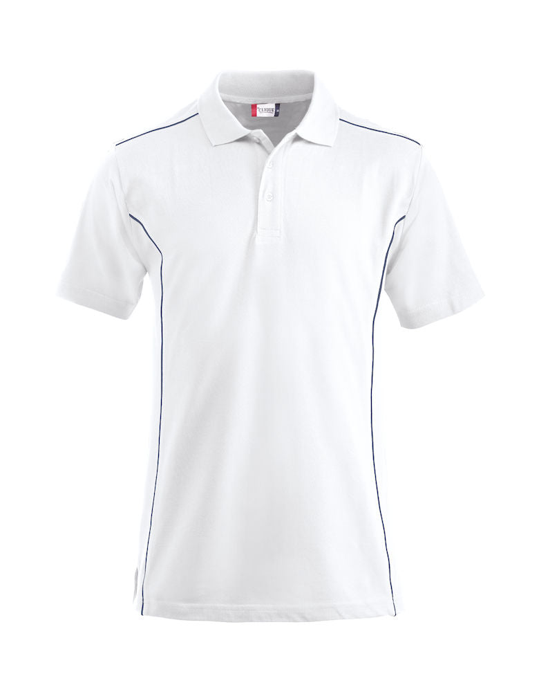 Clique Conway Men's Polo Shirt | Contrast Piping | Pique Cotton Polo Top | 4 Colours | S-2XL