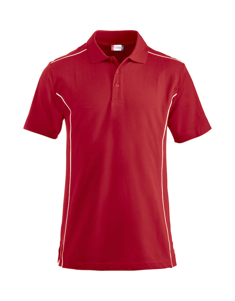 Clique Conway Men's Polo Shirt | Contrast Piping | Pique Cotton Polo Top | 4 Colours | S-2XL