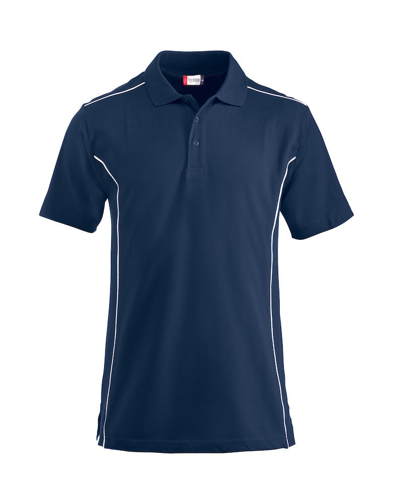 Clique Conway Men's Polo Shirt | Contrast Piping | Pique Cotton Polo Top | 4 Colours | S-2XL