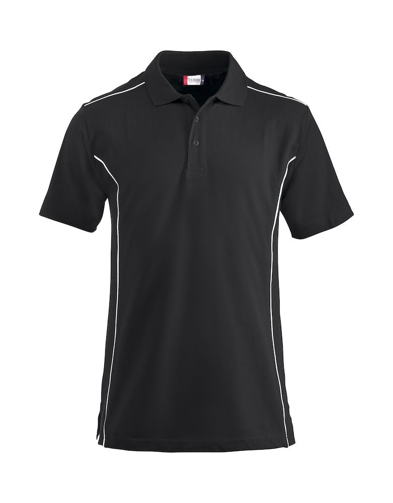 Clique Conway Men's Polo Shirt | Contrast Piping | Pique Cotton Polo Top | 4 Colours | S-2XL