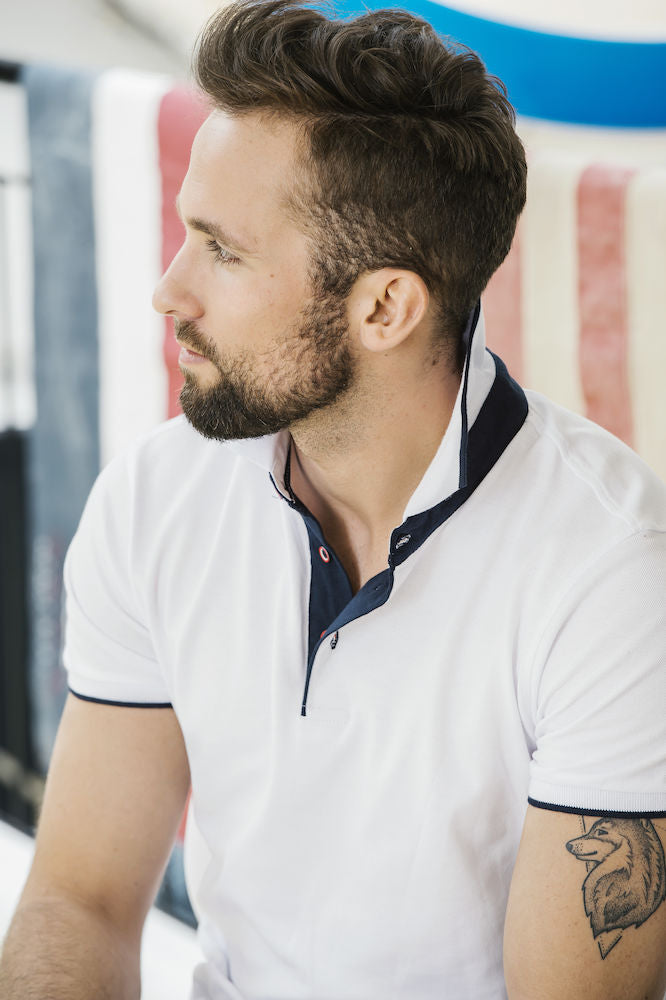 Clique Seattle Men's Polo Shirt | Contrast Details | Pure Cotton Polo | 2 Colours | S-2XL