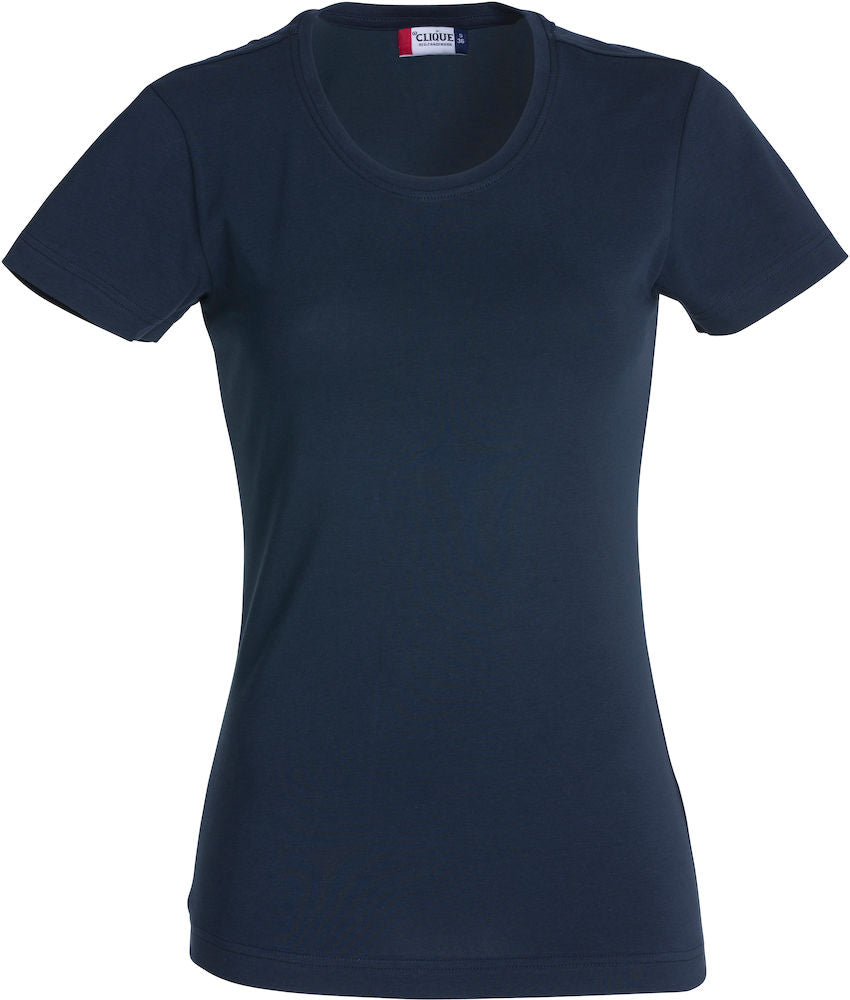 Clique Carolina Crew Neck Ladies T-Shirt | Stretch Top | Medium Weight | 6 Colours | S-3XL
