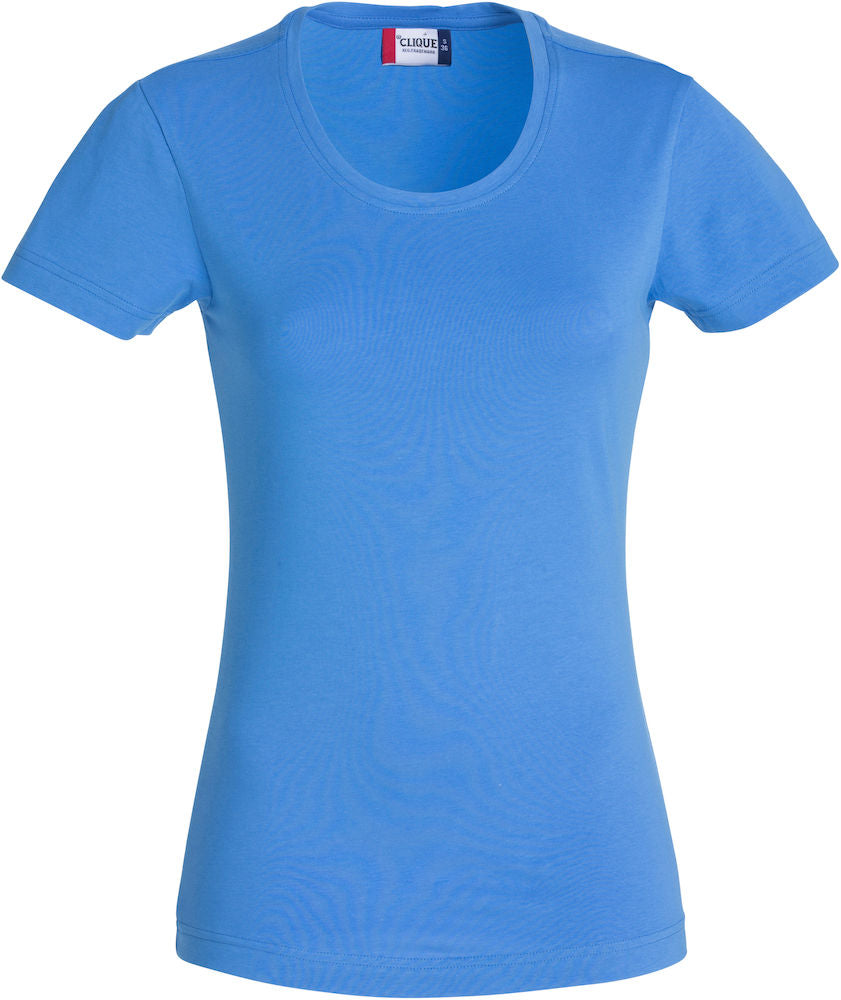 Clique Carolina Crew Neck Ladies T-Shirt | Stretch Top | Medium Weight | 6 Colours | S-3XL