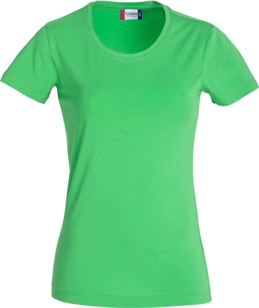 Clique Carolina Crew Neck Ladies T-Shirt | Stretch Top | Medium Weight | 6 Colours | S-3XL