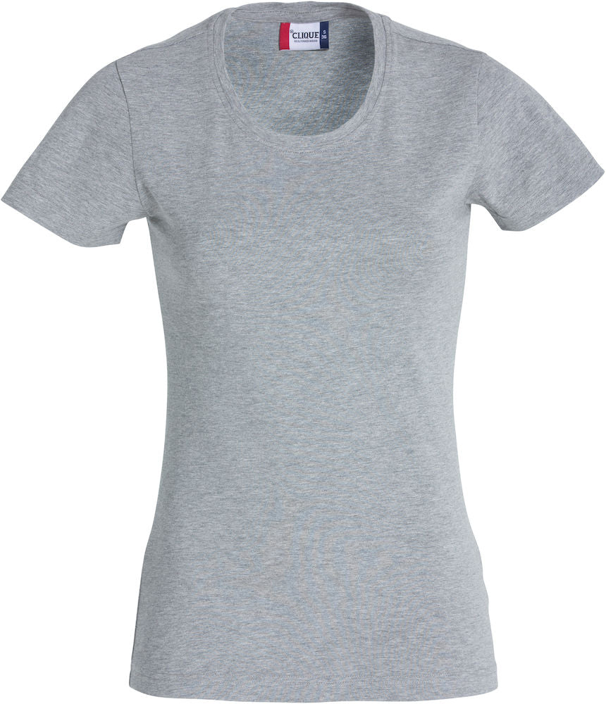 Clique Carolina Crew Neck Ladies T-Shirt | Stretch Top | Medium Weight | 6 Colours | S-3XL
