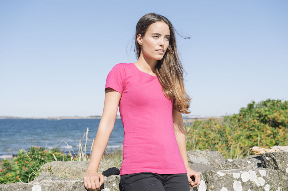 Clique Carolina Crew Neck Ladies T-Shirt | Stretch Top | Medium Weight | 6 Colours | S-3XL