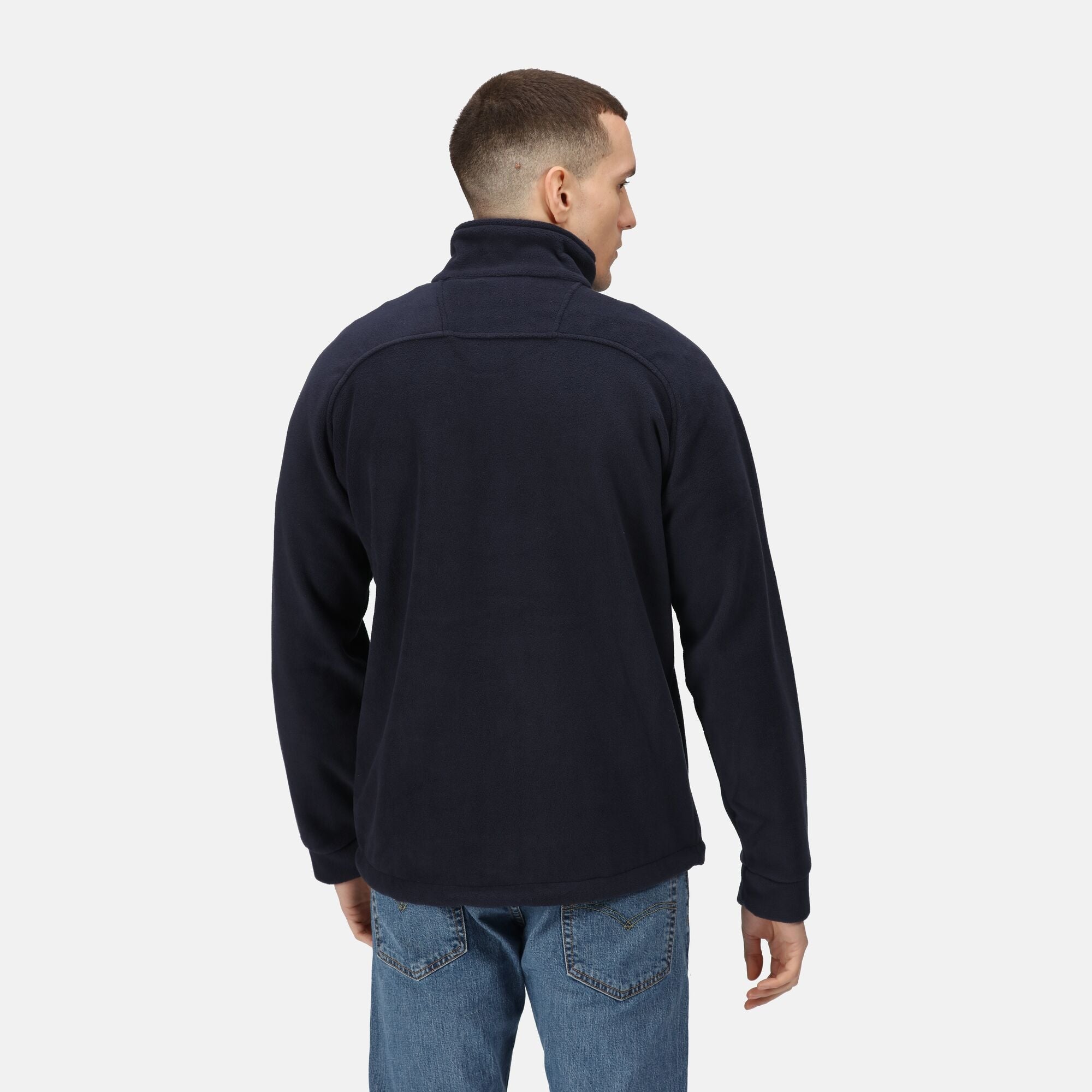 Regatta Sigma Men's Full Zip Fleece | Heavyweight | Super Soft | Black or Navy | S-3XL