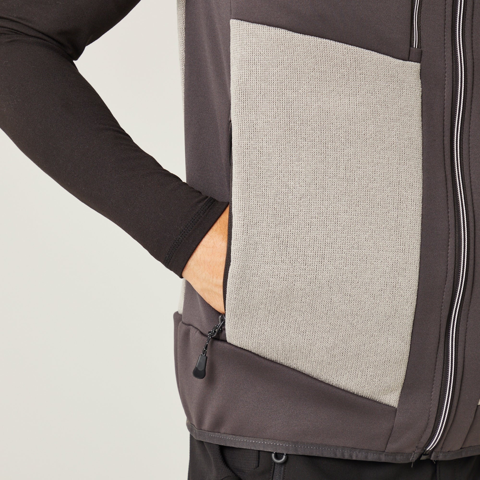 Regatta E-Volve Men's Knit Effect Stretch Gilet | Fleece Body Warmer | 4 Colours | XS-3XL